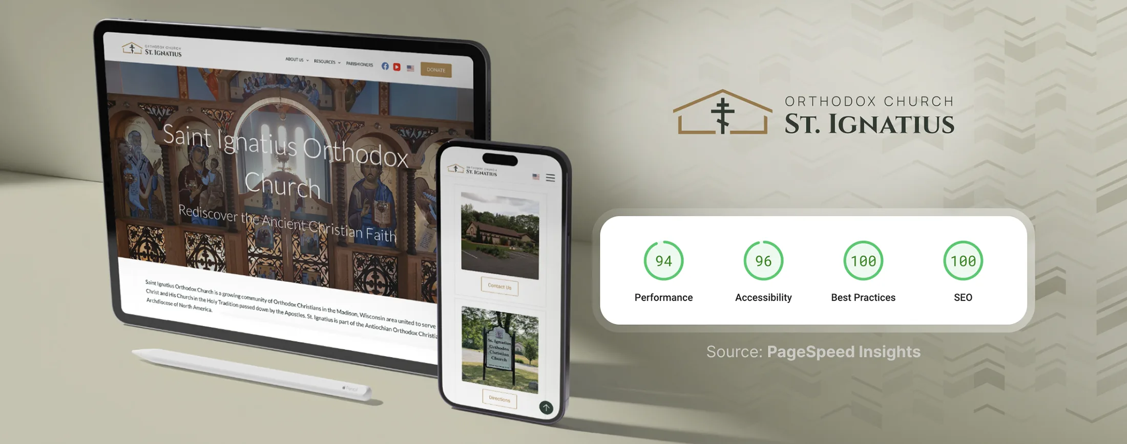 Saint Ignatius Church Website by Smart Web